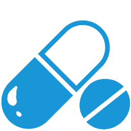 Pills blue icon